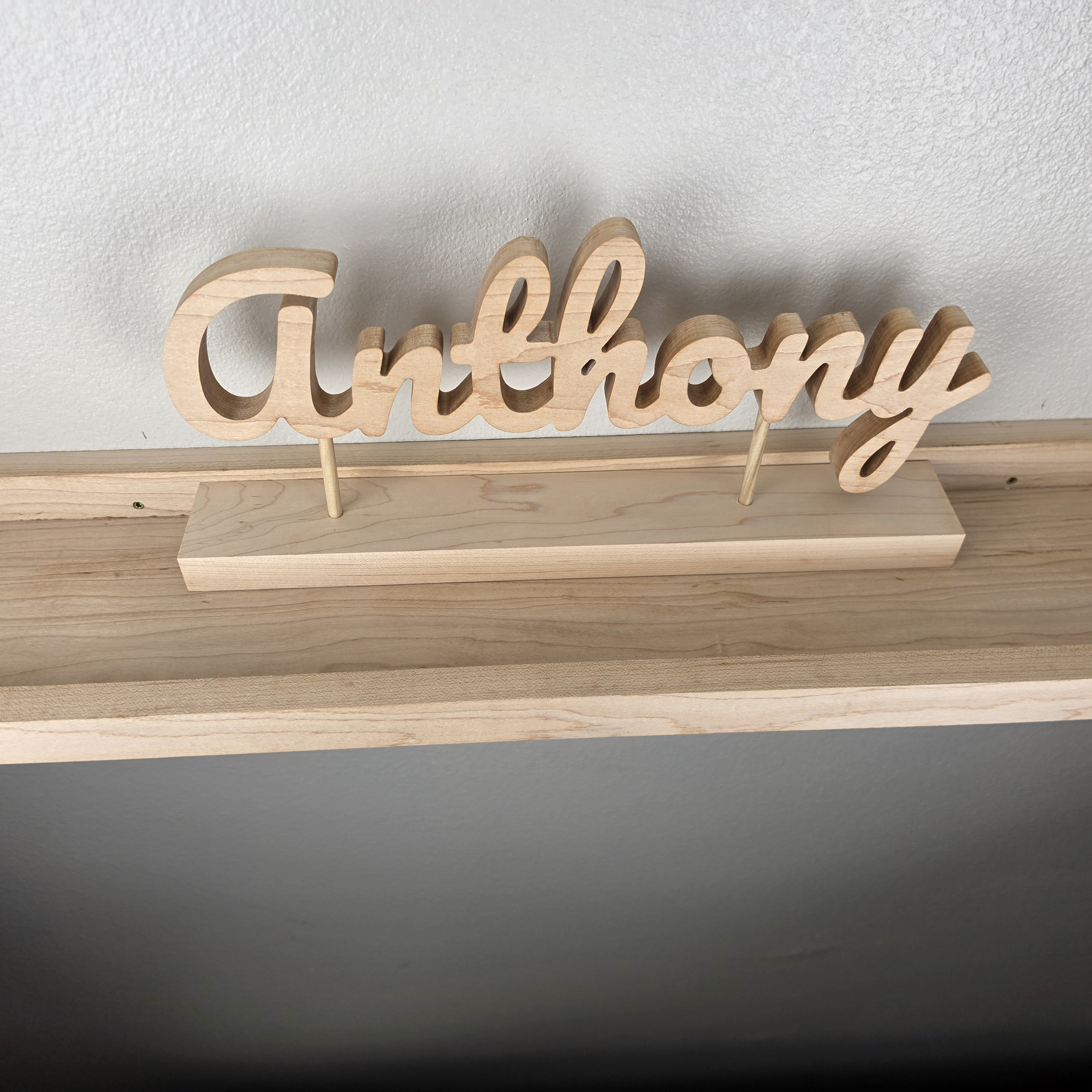 Custom Maple Name Sign image 3