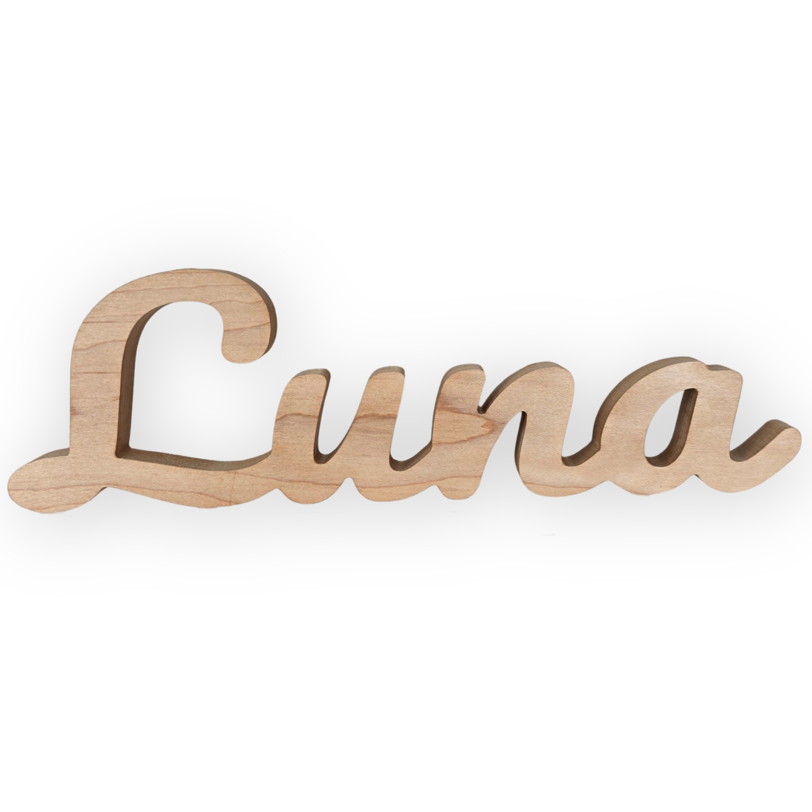 Custom Maple Name Sign