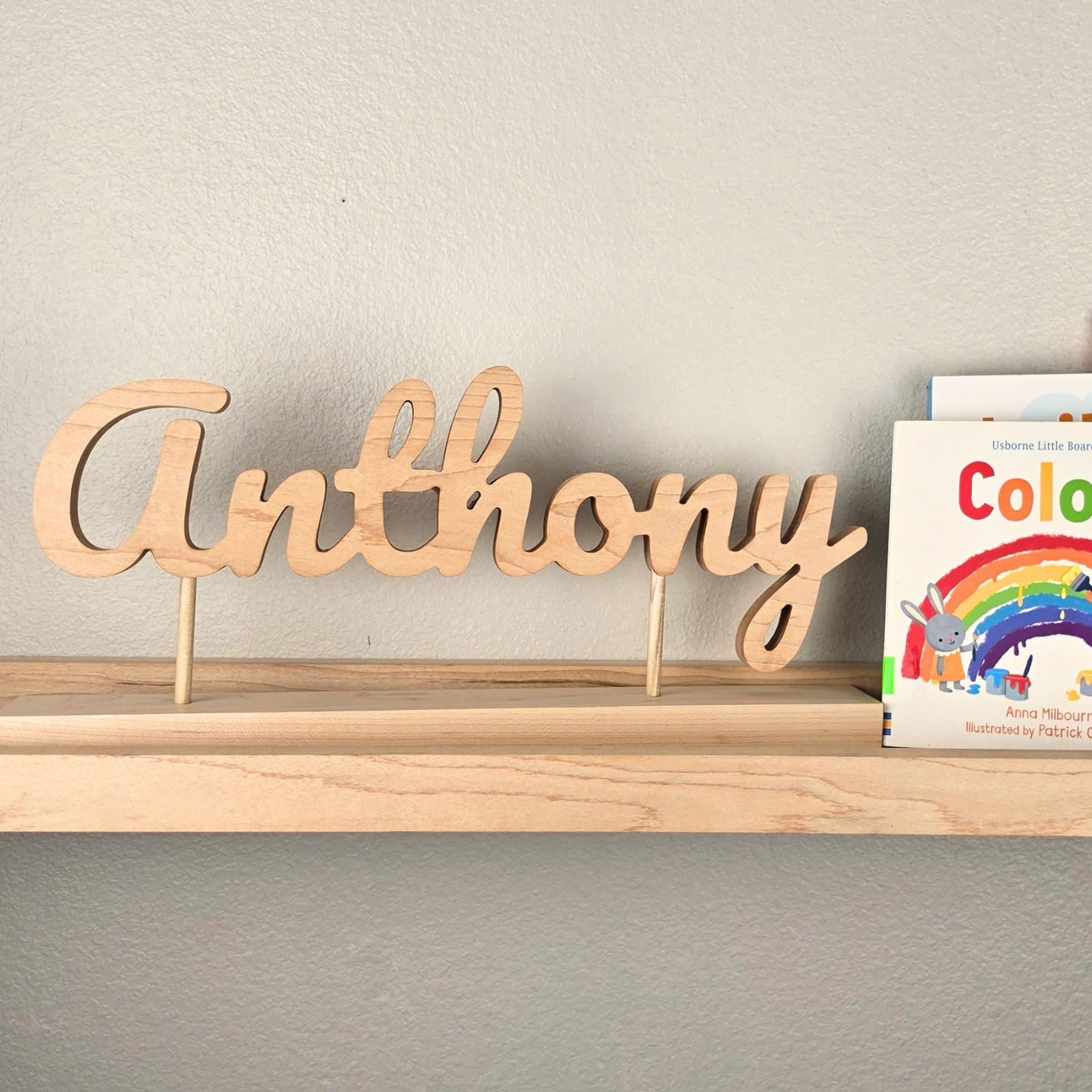 Custom Maple Name Sign image 4