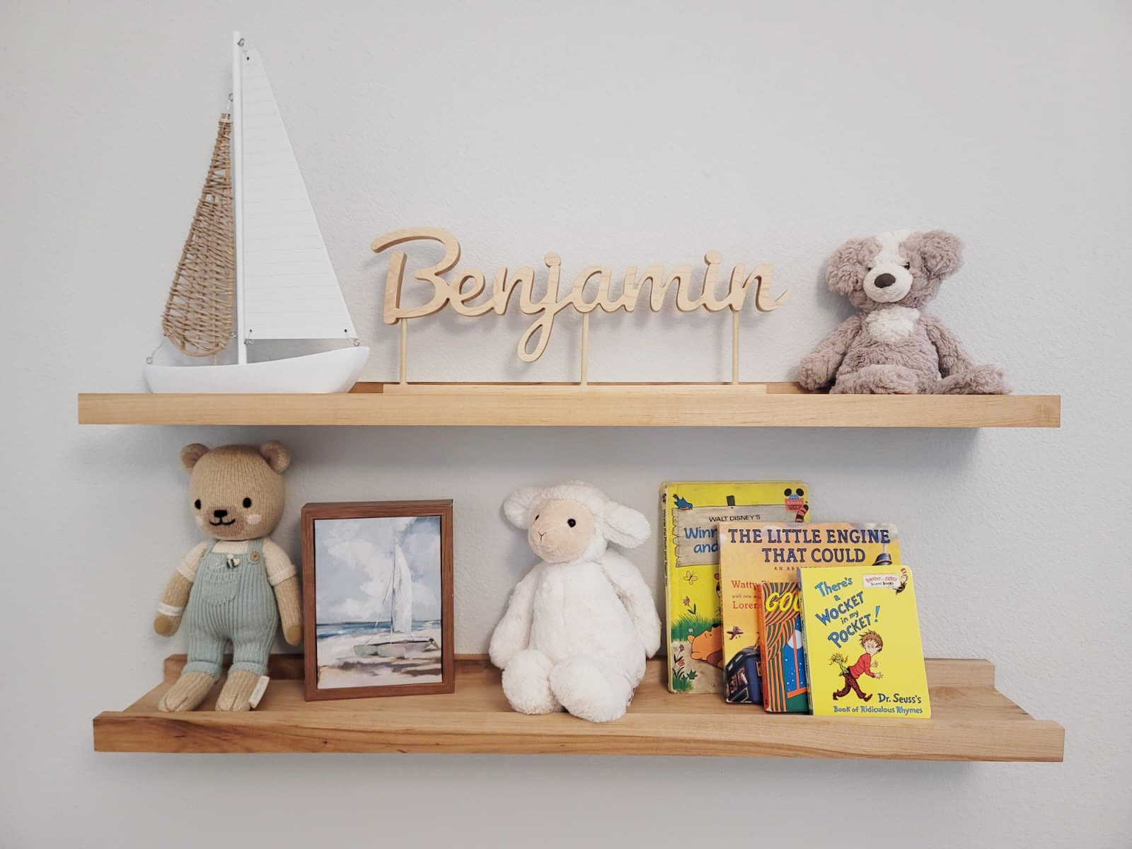 Solid Hard Maple Floating Shelf image 2