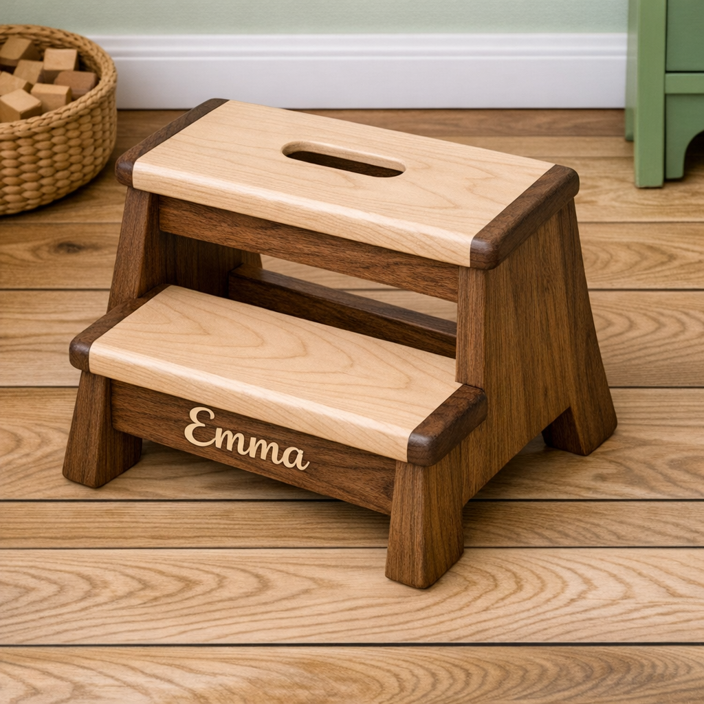 Wooden Step Stool